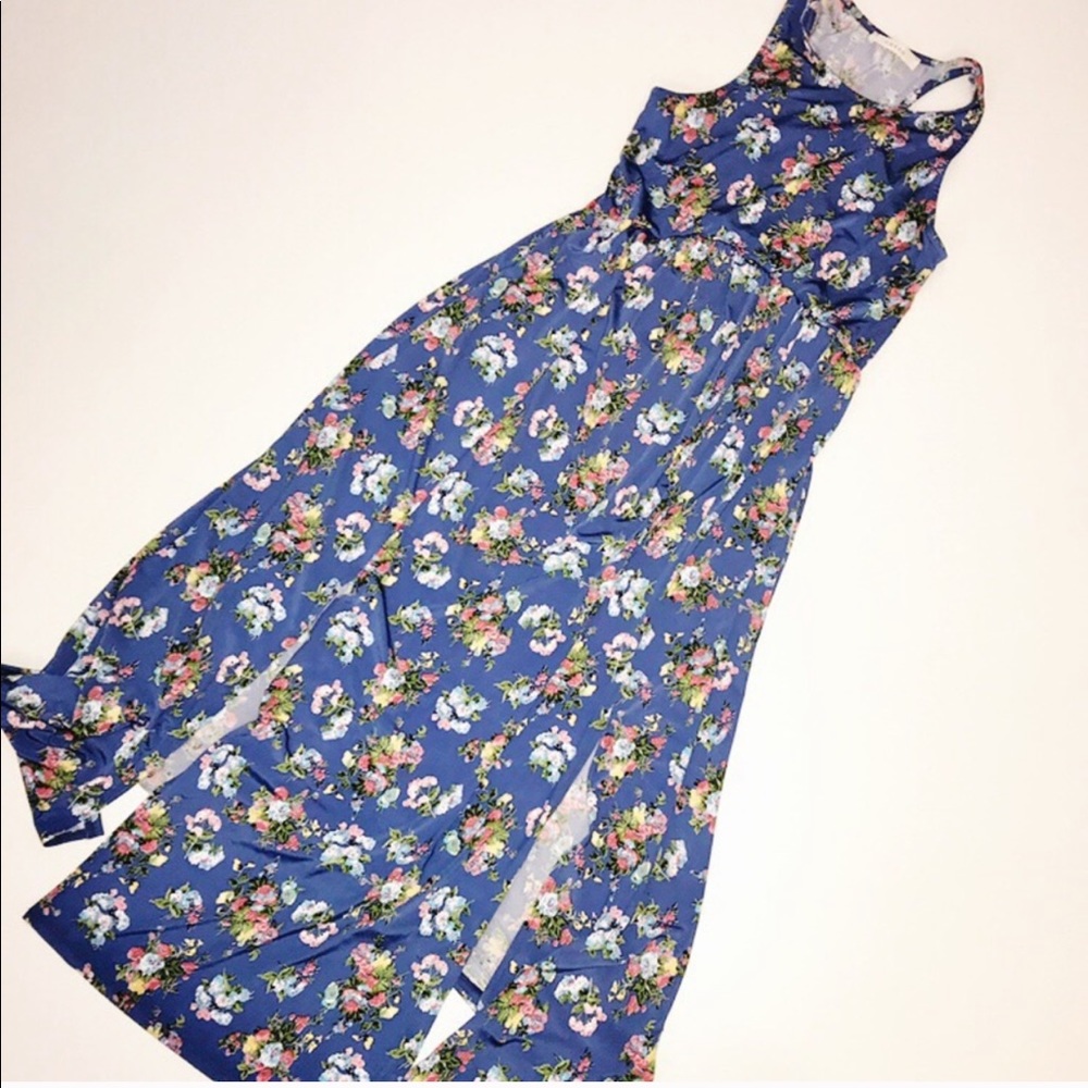Anthropologie Entro Maxi Slit dress